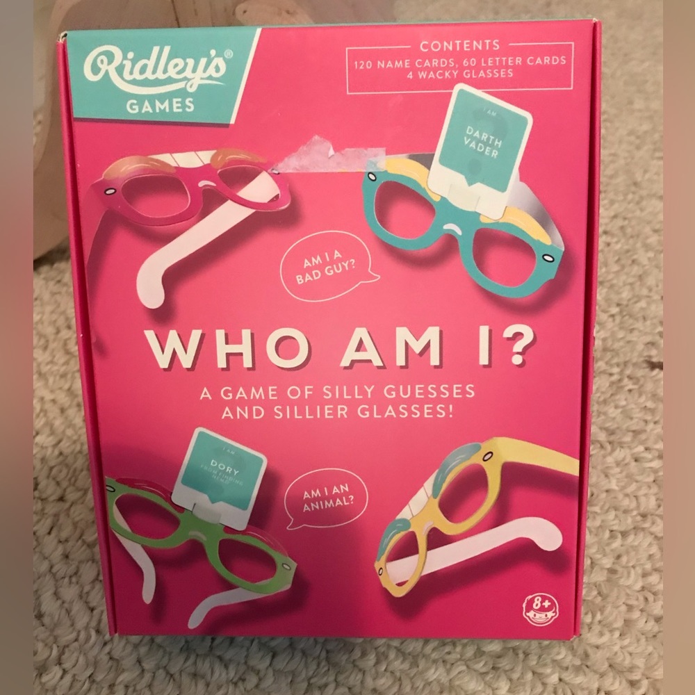 Ridley’s nwt card game with glasses
